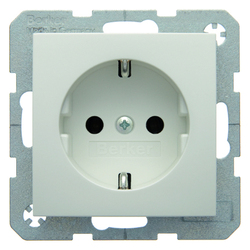 GNIAZDO SCHUKO BIAŁY POŁYSK S.1/B.3/B.7 - 41438989 - HAGER