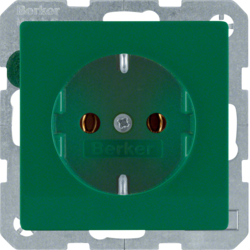 GNIAZDO SCHUKO ZIELONY AKSAMIT Q.1 - 47436013 - HAGER