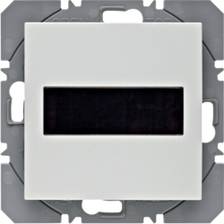 PRZYCISK POJEDYNCZY PŁASKI Z BATERIĄ SŁONECZNĄ BIAŁY MAT S.1/B.3/B.7 KNX RF  - 85655188 - HAGER