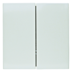 PRZYCISK PODWÓJNY QUICKLINK KREM POŁYSK S.1 KNX RF  - 85146182 - HAGER - BERKER