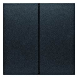 PRZYCISK PODWÓJNY QUICKLINK ANTRACYT MAT S.1/B.3/B.7 KNX RF  - 85146185 - HAGER