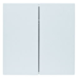 PRZYCISK PODWÓJNY QUICKLINK BIAŁY MAT S.1/B.3/B.7 KNX RF  - 85146188 - HAGER - BERKER