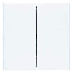 PRZYCISK PODWÓJNY QUICKLINK BIAŁY POŁYSK S.1/B.3/B.7 KNX RF  - 85146189 - HAGER - BERKER
