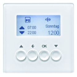 ŻALUZJOWY ŁĄCZNIK CZASOWY Z WYŚWIETLACZEM BIAŁY Q.1/Q.3 - 85741129 - HAGER