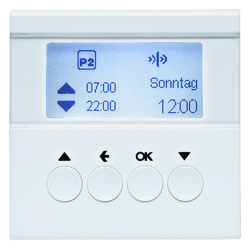 ŻALUZJOWY ŁĄCZNIK CZASOWY Z WYŚWIETLACZEM BIAŁY POŁYSK S.1/B.3/B.7 - 85741189 - HAGER