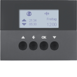 ŻALUZJOWY ŁĄCZNIK CZASOWY QUICKLINK ANTRACYT MAT K.1 KNX RF  - 85745175 - HAGER