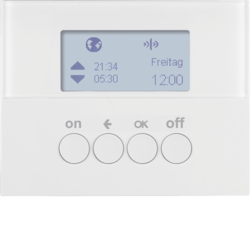 ŁĄCZNIK CZASOWY QUICKLINK BIAŁY POŁYSK K.1 KNX RF  - 85745279 - HAGER - BERKER