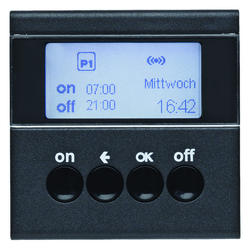 ŁĄCZNIK CZASOWY QUICKLINK ANTRACYT MAT S.1/B.3/B.7KNX RF  - 85745285 - HAGER - BERKER