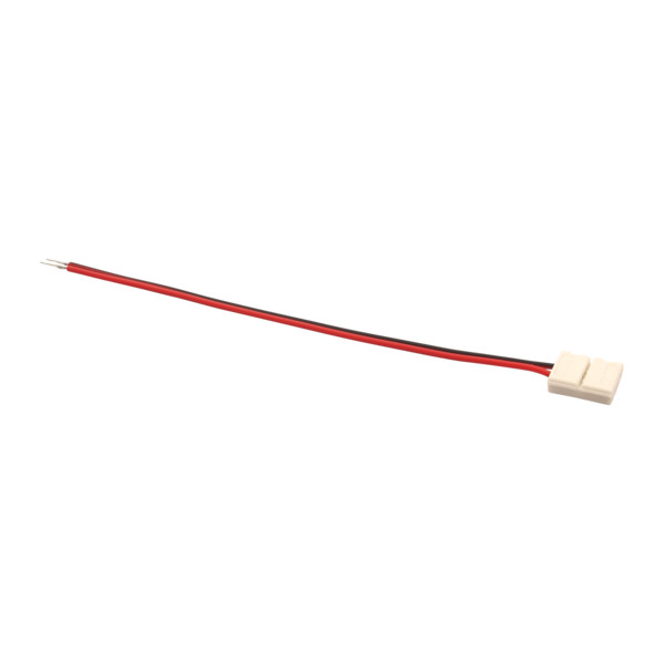 SZYBKOZŁĄCZKA DO TAŚM LED JEDNOKOLOROWYCH 8MM TAŚMA ZASILACZ /1KPL=20SZT/ CONNECTOR 8-CP - 19032 - KANLUX