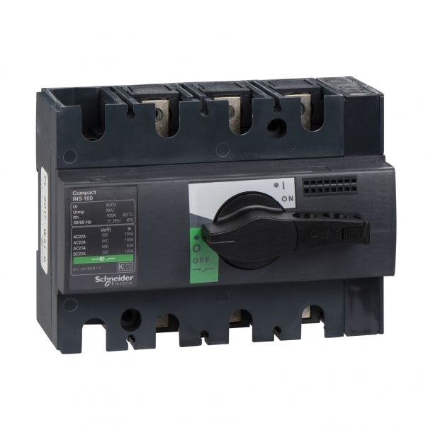 ROZŁĄCZNIK INS100 100A 3P - 28908 - SCHNEIDER ELECTRIC