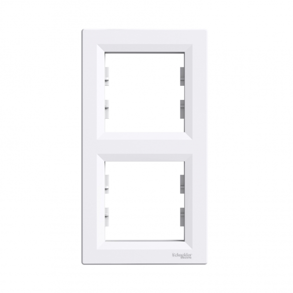 RAMKA PODWÓJNA PIONOWA BIAŁY ASFORA - EPH5810221 - SCHNEIDER ELECTRIC