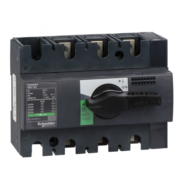ROZŁĄCZNIK INS125 125A 3P - 28910 - SCHNEIDER ELECTRIC