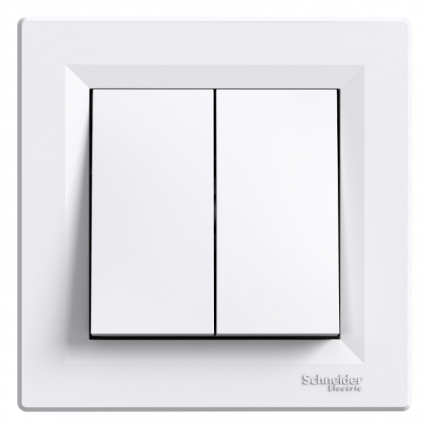 ŁĄCZNIK PODWÓJNY SCHODOWY, BIAŁY ASFORA - EPH0600121 - SCHNEIDER ELECTRIC