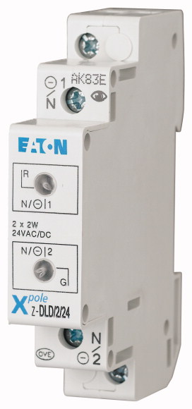 LAMPKA KONTROLNA PODWÓJNA Z-DLD/2/24 - 284926 - EATON