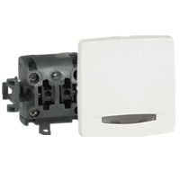 ŁĄCZNIK SCHODOWY Z PODŚWIETLENIEM BIAŁY 10AX-250V~ OTEO - 086117 - LEGRAND