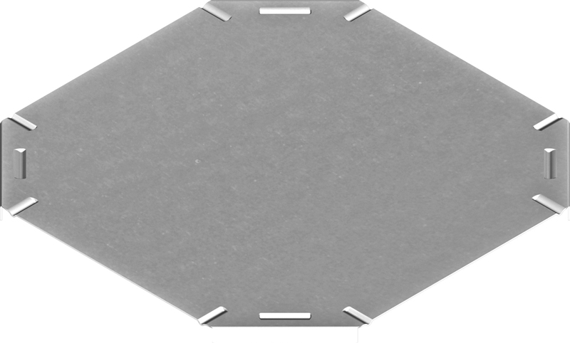 Pokrywa czwórnika korytka PCZKJ300 1,00 mm - 103330 - BAKS