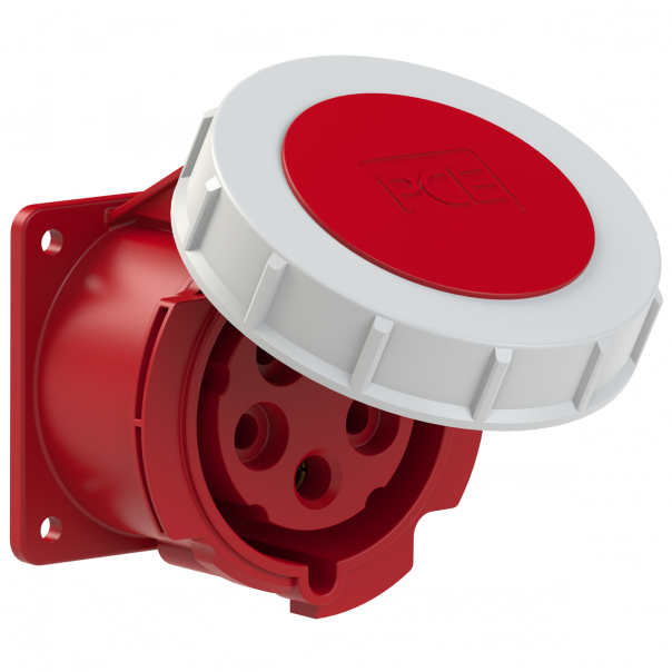 GNIAZDO TABLICOWE PROSTE POWER TWIST IP67  32A 400V 3P+Z+N 75x75mm  - 3252-6 - PCE