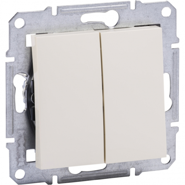 ŁĄCZNIK ŚWIECZNIKOWY BEZ RAMKI KREMOWY ASFORA - EPH0301423 - SCHNEIDER ELECTRIC