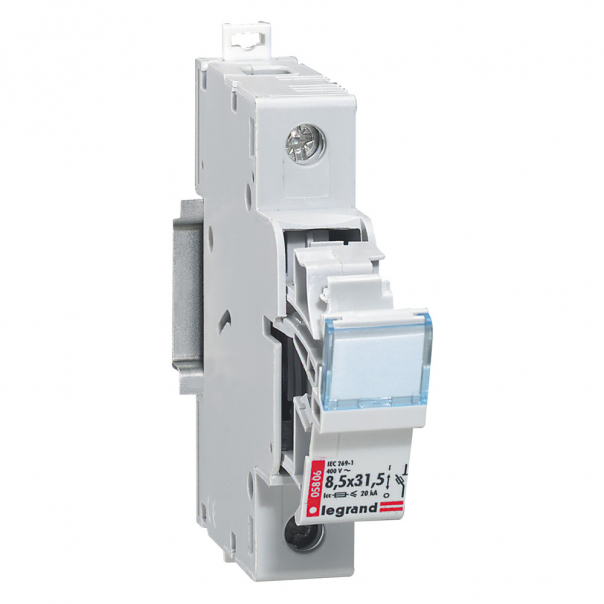 PODSTAWA BEZPIECZNIKOWA 1 BIEGUNOWA 8,5 X 31,5 RB 306 - 005806 - LEGRAND