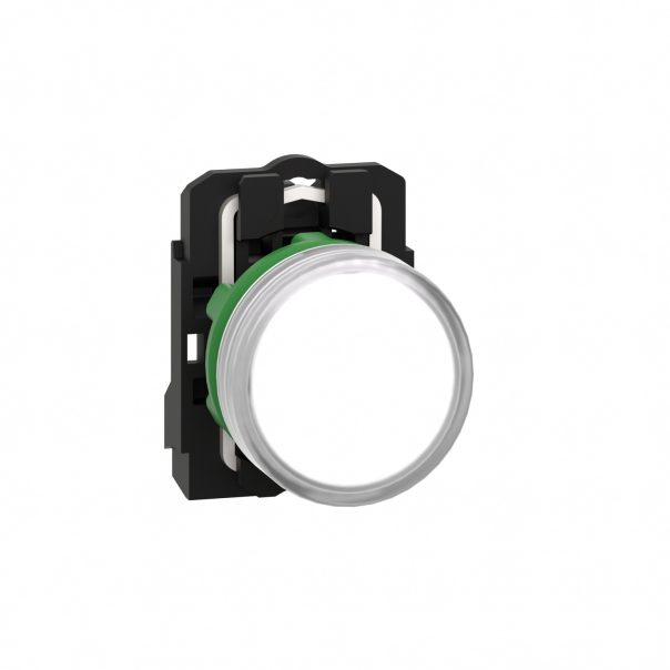 LAMPKA SYGNALIZACYJNA LED 230-240V PLASTIKOWA TYPOWA BIAŁA  - XB5AVM1 - SCHNEIDER ELECTRIC