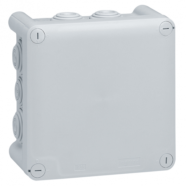 PUSZKA KWADRATOWA Z PRZEPUSTAMI 130X130X74 MM PLEXO55 - 092032 - LEGRAND
