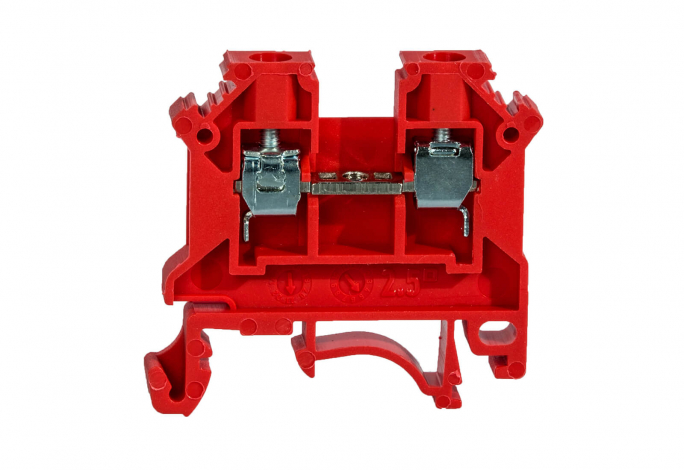 ZŁĄCZKA SZYNOWA GWINTOWA 2,5MM2 TS 32 35 1 TOR ZSG1-2,5NC CZERWONY  ZUG - 11221311 - SIMET