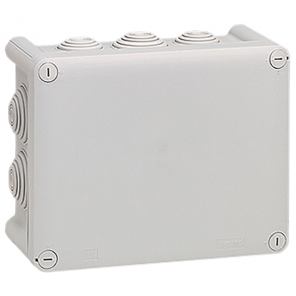 PUSZKA PROSTOKĄTNA Z PRZEPUSTAMI 180X140X74 MM PLEXO55 - 092052 - LEGRAND