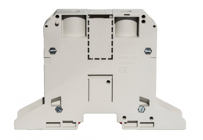 ZŁĄCZKA SZYNOWA GWINTOWA 120MM2 TS 35 1 TOR ZSG1-120NS SZARY ZUG - 11953312 - SIMET