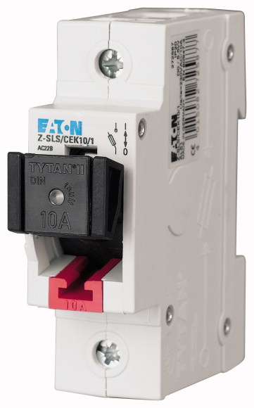 ROZŁĄCZNIK BEZPIECZNIKOWY 10A 1-POLOWY TYTAN KOMPLET Z-SLS/CEK10/1 - 272587 - EATON