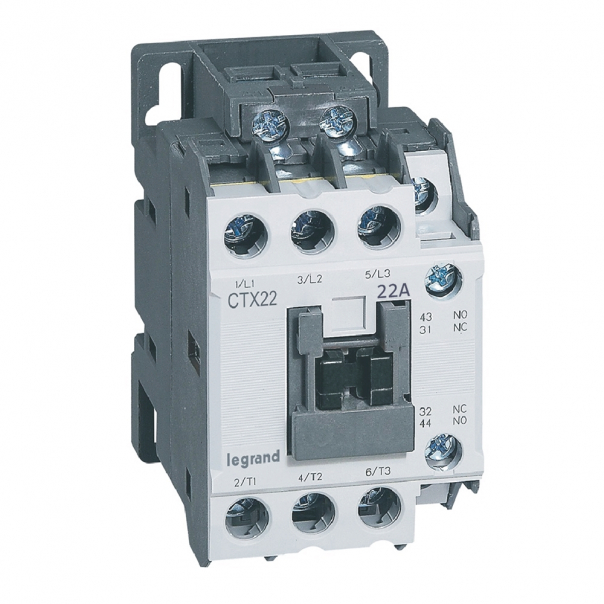 STYCZNIK 3P 22A 1NO 1NC 24V DC CTX3 - 416111 - LEGRAND