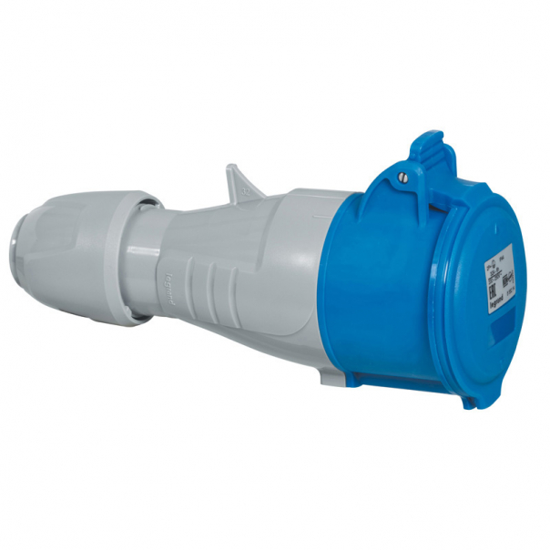 GNIAZDO PRZENOŚNE 16A 2P+Z 230V IP44 P17 TEMPRA PRO - 555104 - LEGRAND