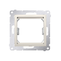 Adapter (przejściówka) na osprzęt standardu 45 × 45 mm; kremowy  *Do gniazd teleinformatycznych Simon Connect - DA45.01/41 - KONTAKT SIMON