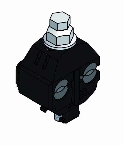 ZACISK 2-STRONNIE PRZEBIJAJĄCY AL-CU 1,5-95 MM2, ZRYWALNA ŚRUBA Z2082Z ALCU95 - 002912305 - ETI