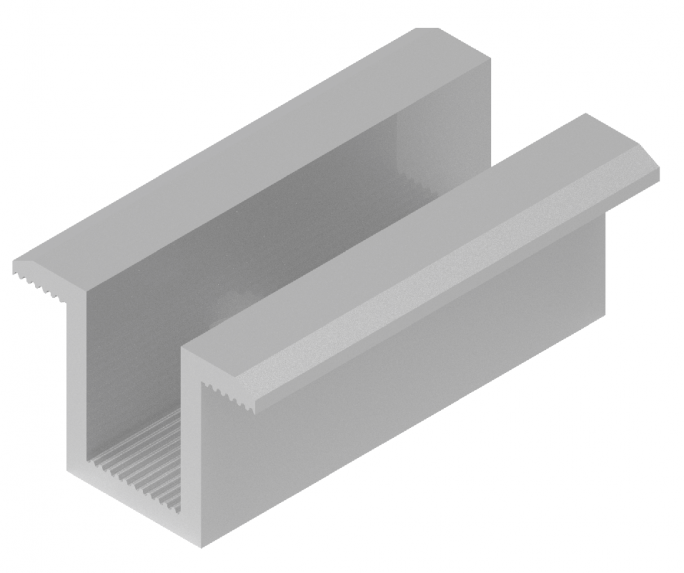 Pośredni uchwyt panelu PUF 3,00 mm - 897300 - BAKS