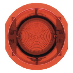 PRZYCISK DO ŁĄCZNIKA I SYGNALIZATORA E10 CZERWONY PRZEZROCZYSTY  - 1279 - HAGER