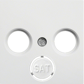 ELEMENT CENTRALNY RTV-SAT BIAŁY LUMINA SOUL - WL6310 - HAGER - BERKER