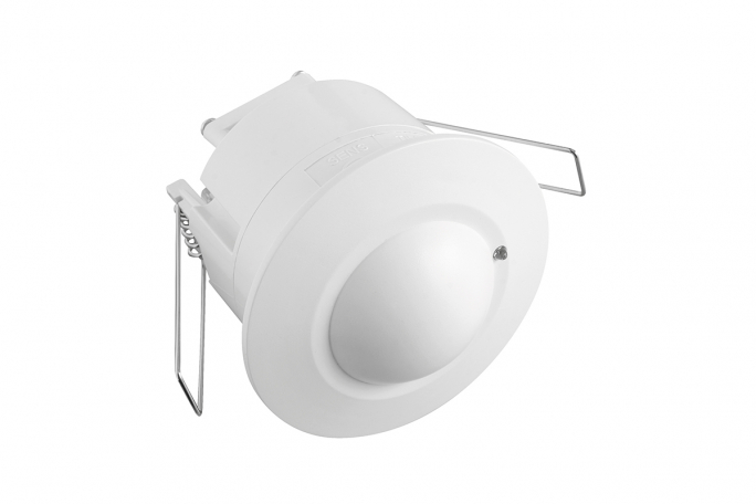 CZUJNIK MIKROFALOWY RUCHU P/T IP20 1200W ZASIĘG 8M WSPÓŁPRACUJE Z LED BIAŁY CM-5 - AE-CM5000-00 - GTV