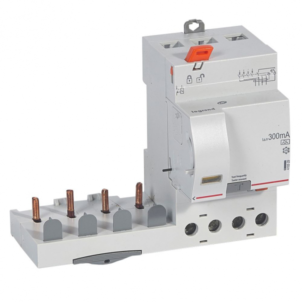 BLOK RÓŻNICOWY 63A 300MA 4-POLOWY TYP A SERII DX3 PR 304 - 410529 - LEGRAND