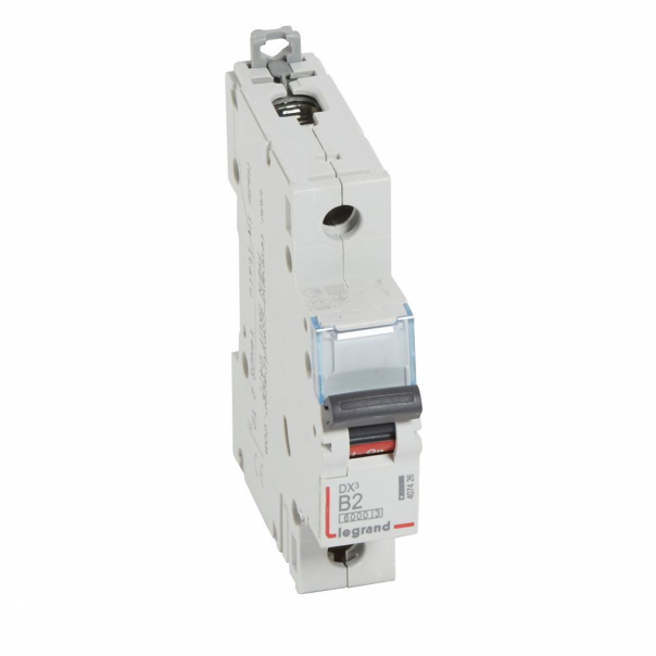 WYŁĄCZNIK NADPRĄDOWY B 2A 1-POLOWY SERII DX3 S 301 - 407426 - LEGRAND
