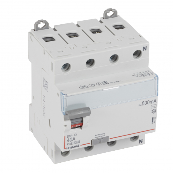 WYŁ. P304 DX3 40A 500MA 4P AC - 411733 - LEGRAND