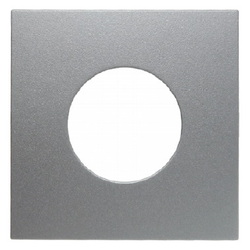 ELEMENT CENTRALNY DO ŁĄCZNIKA I SYGNALIZATORA ŚWIETLNEGO E10 ALU B.KWADRAT/B.7  - 11241404 - HAGER