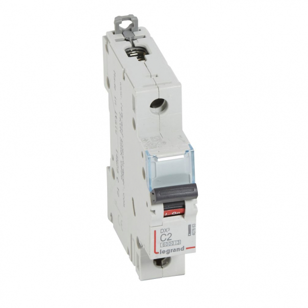WYŁĄCZNIK NADPRĄDOWY C 2A 1-POLOWY CHARAKTERYSTYKA C SERII DX3 S301 - 407663 - LEGRAND
