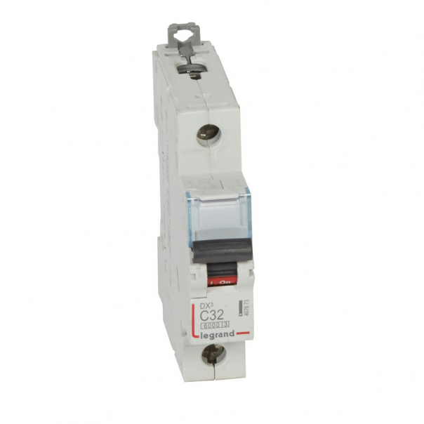 WYŁĄCZNIK NADPRĄDOWY C 32A 1-POLOWY CHARAKTERYSTYKA C SERII DX3 S301 - 407673 - LEGRAND