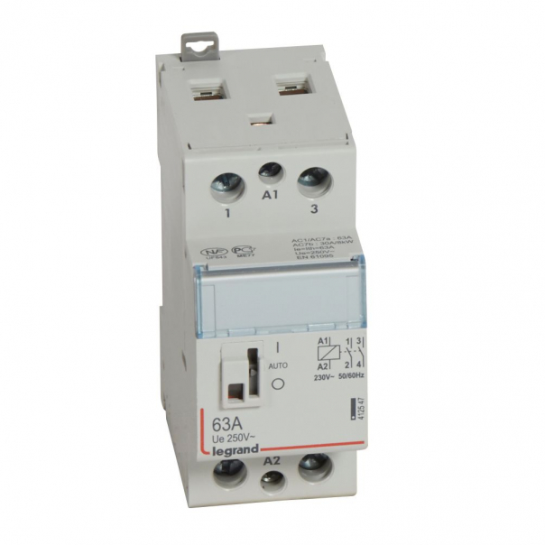 STYCZNIK MODUŁOWY 63A 2NO Z MANIPULATOREM STEROWANIE 230V SM 363 - 412547 - LEGRAND