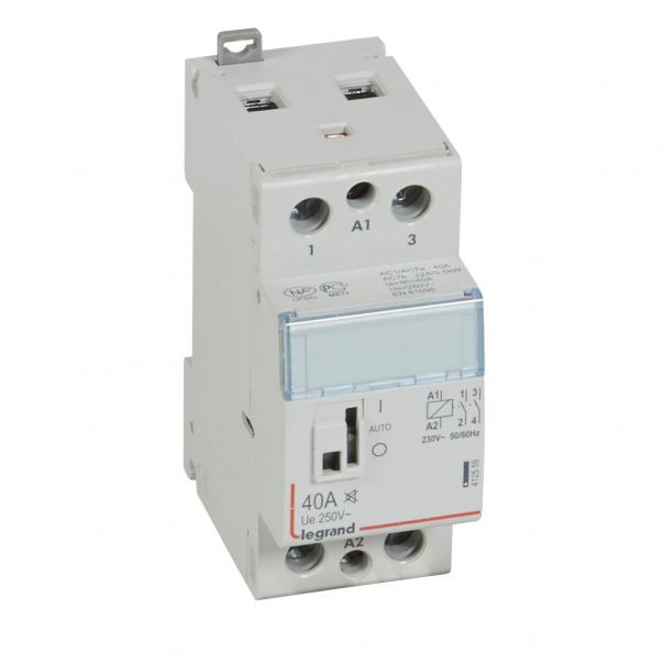 STYCZNIK MODUŁOWY 40A 2NO STEROWANIE 230V CICHY SM 340 - 412559 - LEGRAND