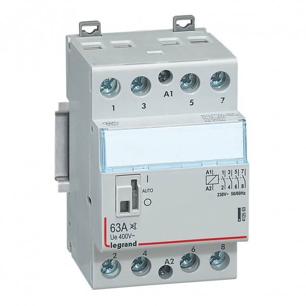 STYCZNIK MODUŁOWY 63A 4NO STEROWANIE 230V CICHY SM 363 - 412563 - LEGRAND