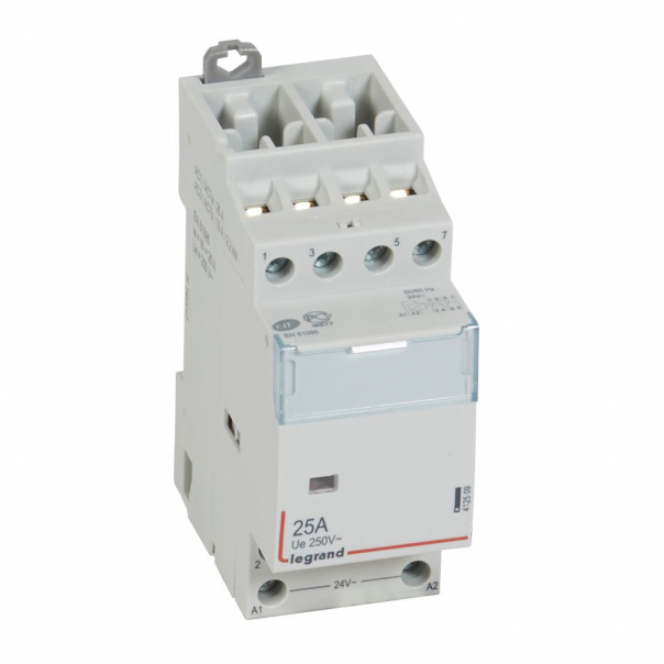 STYCZNIK MODUŁOWY 25A 2NO+2NC STEROWANIE 24V SM 425 - 412509 - LEGRAND