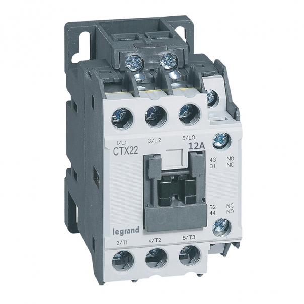 STYCZNIK 12A 3 POLOWY STYKI 1NO 1NC 24V AC CTX3 - 416090 - LEGRAND