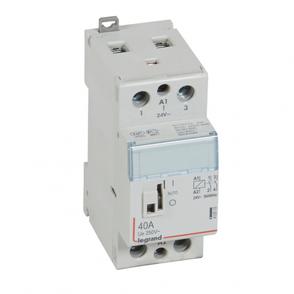 STYCZNIK MODUŁOWY SM 340 40A 24V 2NO Z MANIPULATOREM - 412515 - LEGRAND