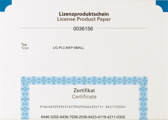 LICENCJA PLC DO PANELU XV2XX-57MPN. XV(S)-4XX-57 LIC-PLC-MXP-SMALL  - 140389 - EATON